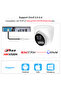 3.6mm Super 4MP POE 4K 8MP Surveillance Camera IP POE Onvif H265 Audio Dome Onvif HD Night Vision H - 6