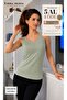 Women's Strappy Green Body Tank Top