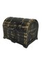 Treasure Chest Pirate Keepsake Jewelry Box Transparent Vintage Decorative Plastic Box for Kids Bi...