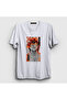 Unisex White Fire Anime Hanma Baki T-shirt317590tt