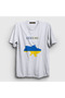 Unisex White Ukraine Map Flag Ukraine Map Flag T-Shirt 563310Tt