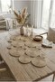 Handmade & Premium Jute Rope Runner Living Room Kitchen Wicker Tablecloth - Ranir - 70x40cm - Seasy - 4