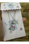 Double Stone Hello Kitty Couple Friendship Necklace – Cute Design with Unisex Metal Chain