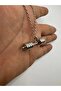 Dedication to Power – Unisex Fitness Necklace with Dumbbell Figure (60 cm Chain) - 3