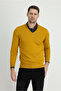 V-Neck Regular Fit Cotton Knitwear Sweater - 2