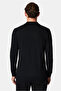 Polo Neck Regular Fit Buttoned Embroidered Wool Knitwear Sweater - 6