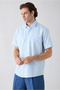 Short Sleeve Regular Fit Pocketed 100% Cotton Linen Look Shirt - 2