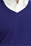 V Neck Regular Fit Cotton Cashmere Knitwear Sweater - 5