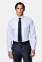 Long Sleeve Classic Non-Iron Iron-Free Striped 100% Cotton Shirt - 7