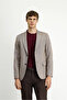 6 Drop Regular Fit Standard Cut Classic Patterned Jacket - 5