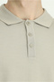 Polo Neck Buttoned Regular Fit Warm Wool Knit Sweater - 7