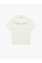 Modal Blend Regular Fit Short Sleeve Polo Collar T-Shirt with Pocket Detail - 5