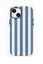 iPhone 15 Plus Vorian Double Layer Case Blue Marina Stripe
