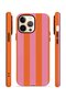 iPhone 12 Pro Vorian Double Layer Case Tangerine Rose Stripe - 2