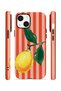 iPhone 14 Plus Vorian Double Layer Case Sicilian Lemon Red Stripe - 2