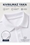 100% Cotton Polo Non-Curling Collar School T-Shirt Breathable Fabric