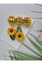 Mother & Daughter Combination Sunflower Buckle Set Handmade Floral Buckle Mother's Day Gift - 2