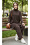 Women's Hijab Clothing Seasonal Modal Fabric Crew Neck Tunic Top and Bottom Set - 2