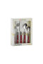 Positano 6-Person 30-Piece Cutlery Set Claret Red - 6