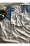 Women's White Satin Nightgown Suit with Shorts - 3