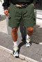 Men's Cargo Pocket Elastic Waist Casual Shorts