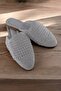 Women's Closed-Front Straw Slippers Lace Knitted Daily Home Slippers - 3