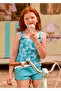 Girl's Printed Top and Shorts Set 6210