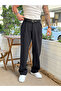 Pleated Korean Cut Trousers Black