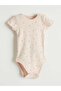 Baby Girl Printed Snap Fastener Bodysuit 2-Pack (S6) - 5