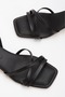 Women's Square-Toe 3 cm Low Heel Daily Sandals - 4