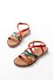 Zri̇n-017 Premium Multi Orthopedic Genuine Leather Women's Sandals - 5