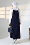 Women's Gilet Dress with Adjustable Straps, Long Comfortable Fit - 6