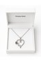 Heart and Rose Detailed Women's Necklace 316L Stainless Steel Gift - 3