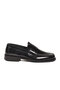 Black Patent Leather Genuine Leather Men's Casual Shoes 3577 m - 3