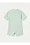 Embroidered Striped Baby Boy Jumpsuit Swimsuit - 4