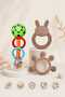 3-Piece Rattle Teether Set