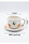 طقم اكواب وصحن من سيراميك اشكال جديد وانيقه
