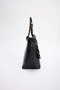 Women's Classic Shoulder Bag with Scarf Detail - 4