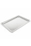 ElitePlatter Extra-Large Stainless Steel Serving Tray, Heavy-Duty Rectangular, 48.5 × 36 cm