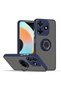 Tecno Spark 10C Case with Camera Protection, Ring Holder, Magnetic Stand, Frosted Back Cover