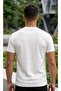 Text Printed Crew Neck 2 Thread 100% Cotton Basic T-Shirt - 4