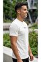 Text Printed Crew Neck 2 Thread 100% Cotton Basic T-Shirt - 3