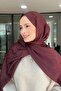 Premium Jacquard Shawl Ring Pattern - Burgundy - 3