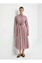 Beli Belted Shirt Collar Pocket Regular Midi Dress - 2