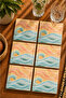 Abstract Design Set of 6 Coasters - Uv Printing Mdf - 10X10 cm