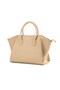 Stylish Modern Cream Color Zippered Women's Shoulder Bag Practical Stylish Bag