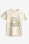 Unisex Kids Family Cartoon Crew Neck Short Sleeve T-Shirt