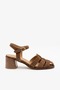 Anais Sigaro Suede Leather Women's Heeled Sandals