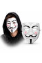 قناع V Premium Vendetta White Mask (نمط Guy Fawkes)