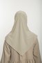 Practical Hijab Sandy Shawl - Ready-To-Wear Turban Hijab Scarf Prayer Cover-Cream - 5